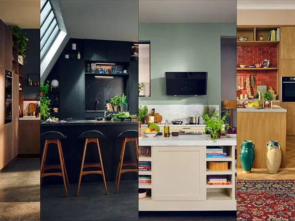 Different styles of kitchen