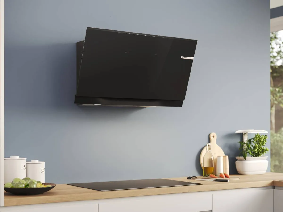 Bosch hood above a kitchen counter