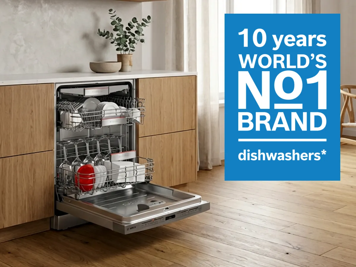 The World's No. 1 Dishwasher Brand* for 10 Years Running