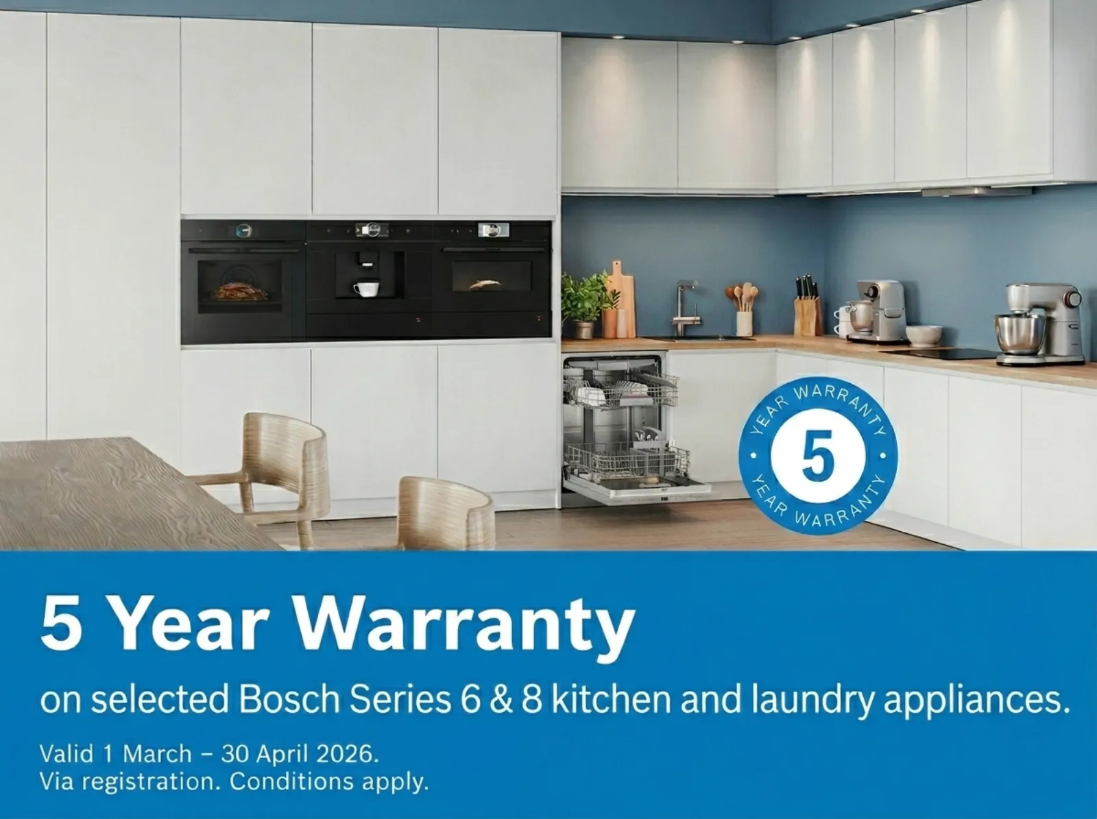 Bosch NZ 5 Year Warranty Promotion