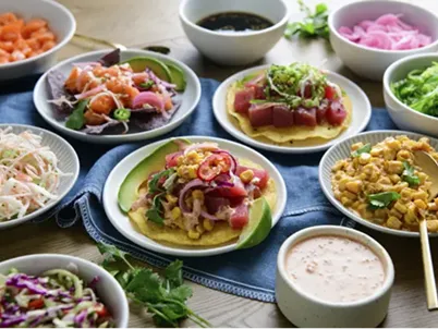 Traditional and Mexican Inspired Poke Bar
