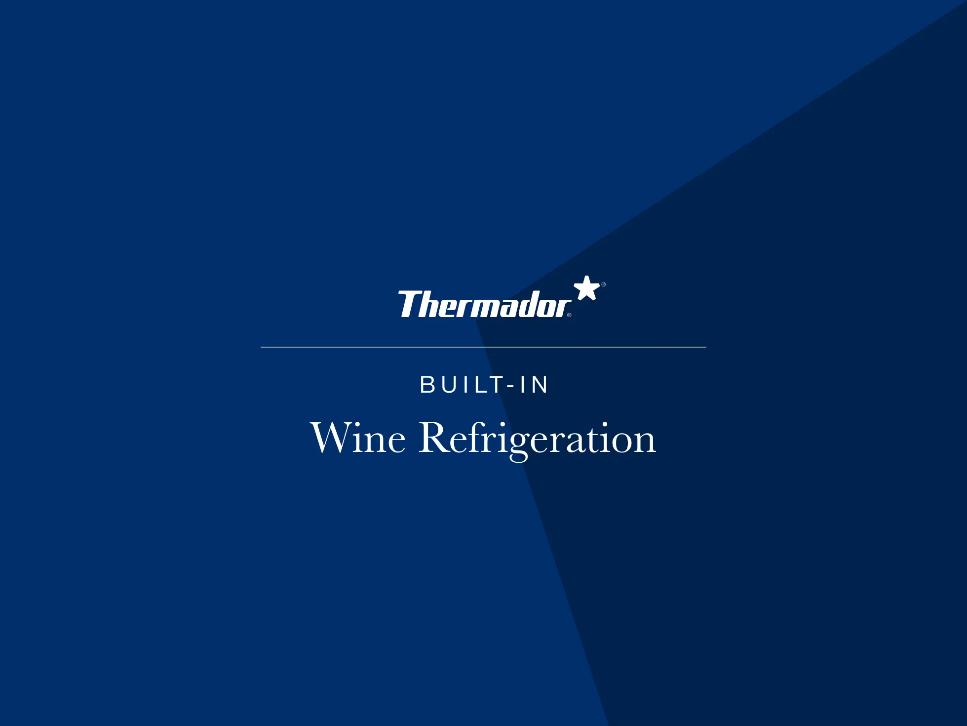 Thermador Built-in Wine Refrigeration