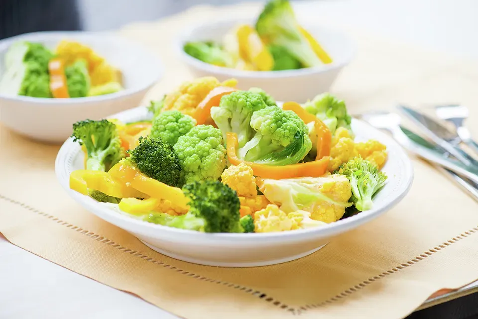 Seasonal Vegetables with Lemon Vinaigrette