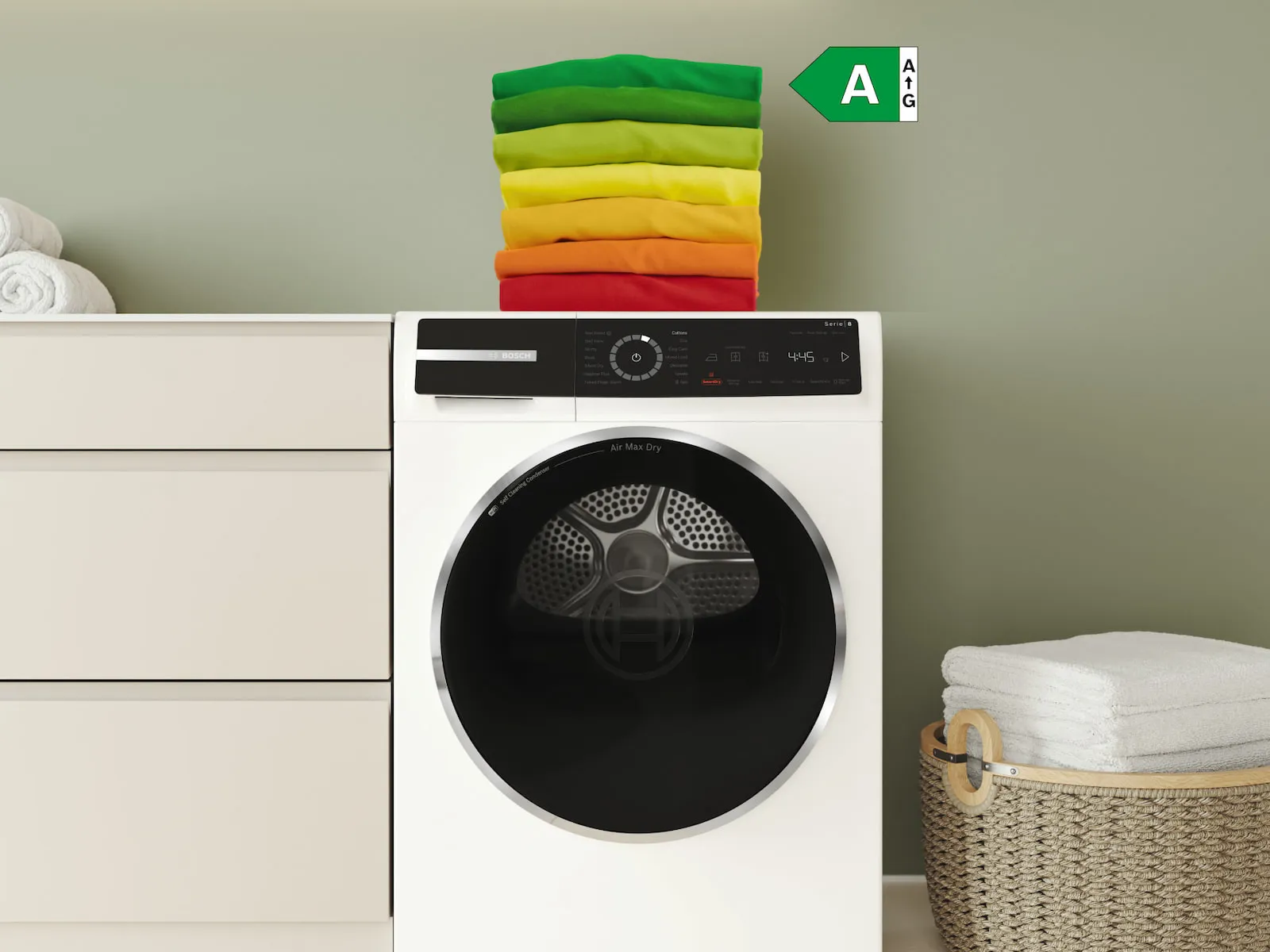 Sušička Bosch s energetickou třídou A