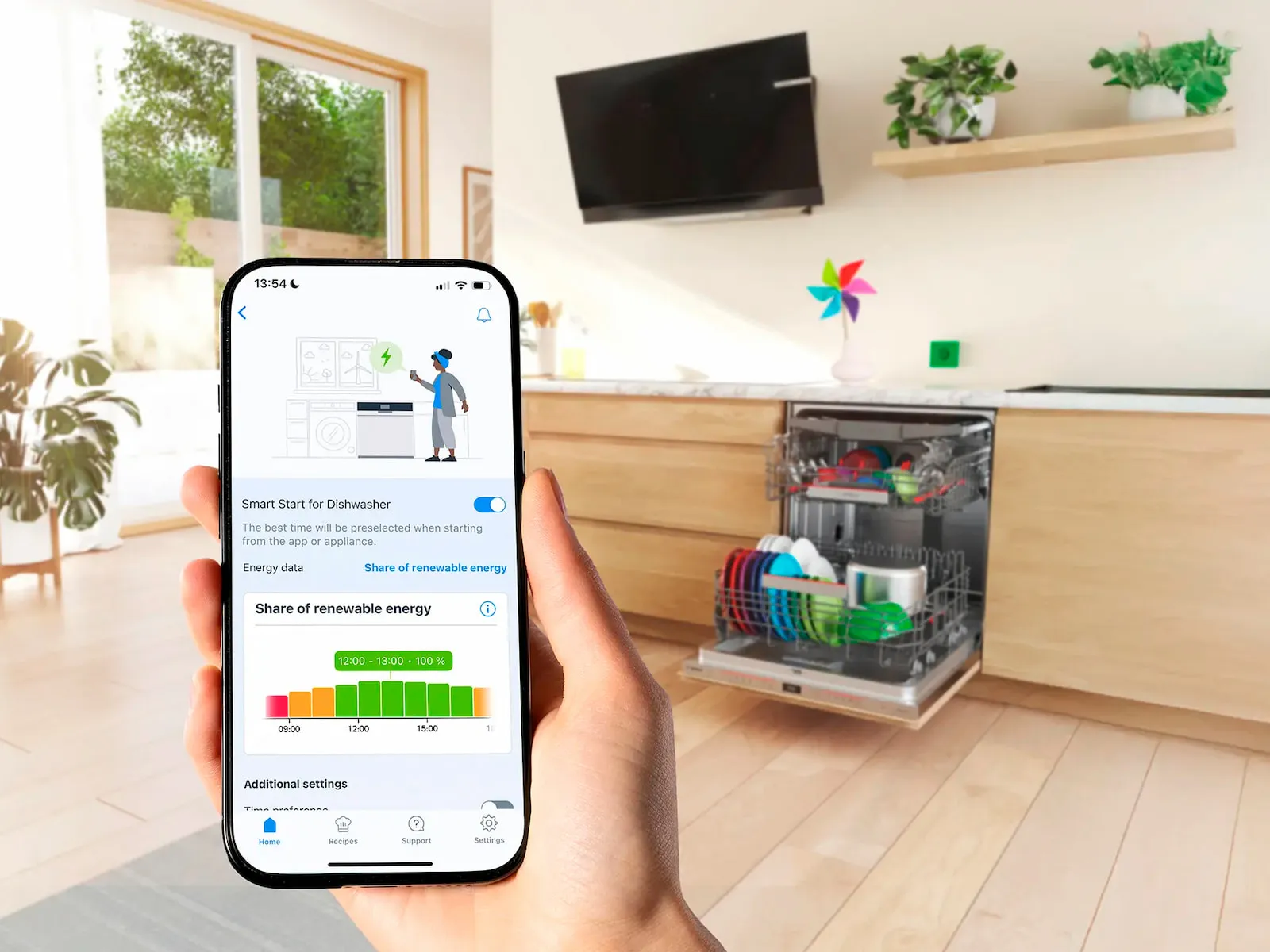 Funkce Smart Start pro spotřebiče Bosch