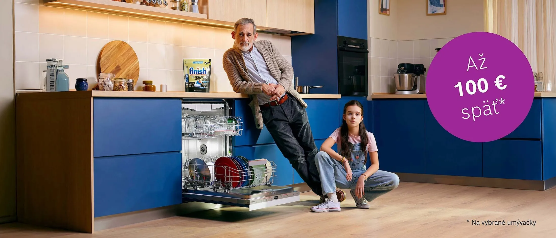 Cashback na umývačky riadu Bosch
