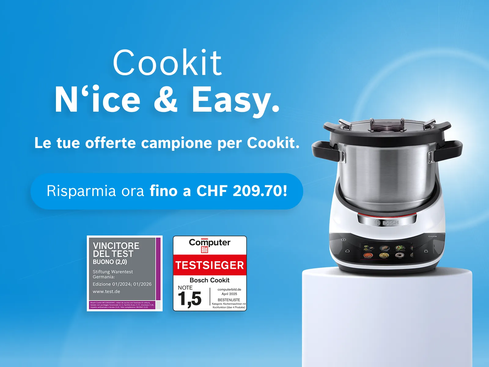 N'ice & Easy – Le tue offerte campione per Cookit.