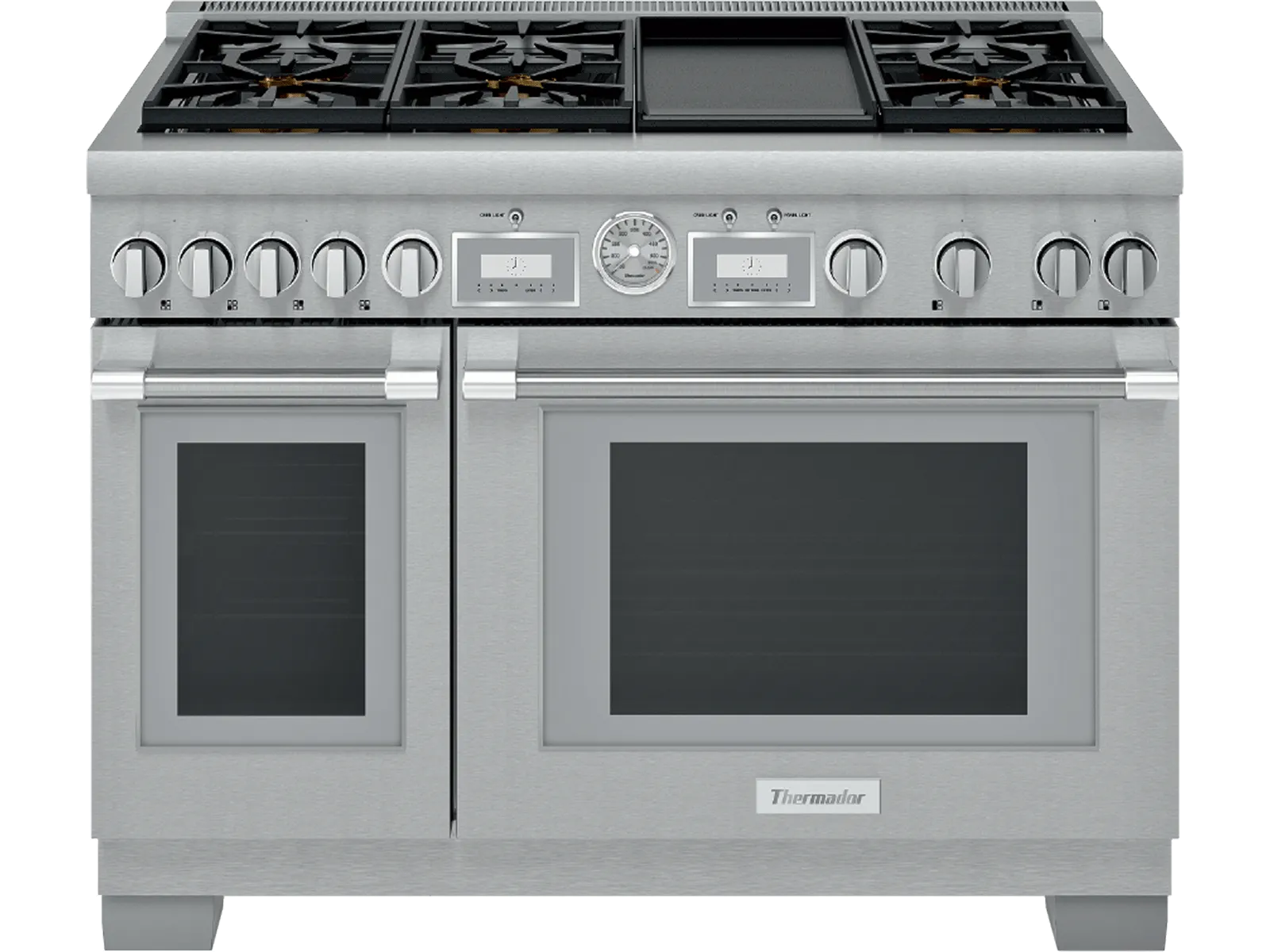 Thermador 48 inch slide in ranges dual fuel ranges PRD48WISGU
