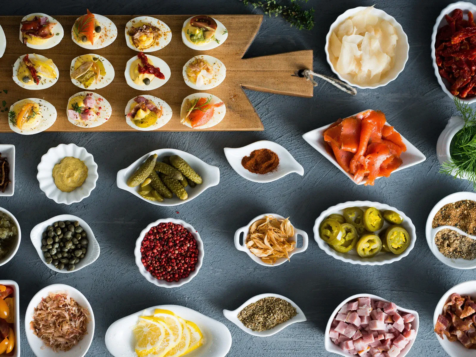 Todd & Diane’s Deviled Egg Bar