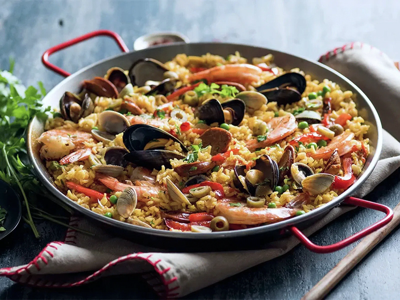 Seafood Paella