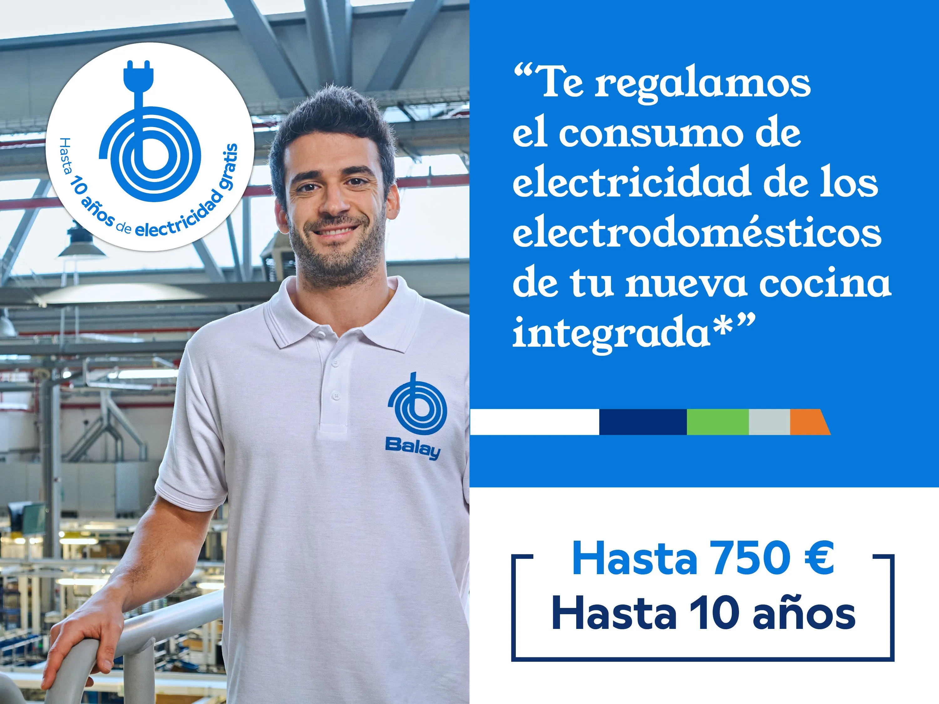 Te regalamos el consumo de electricidad de tu nueva cocina integrada