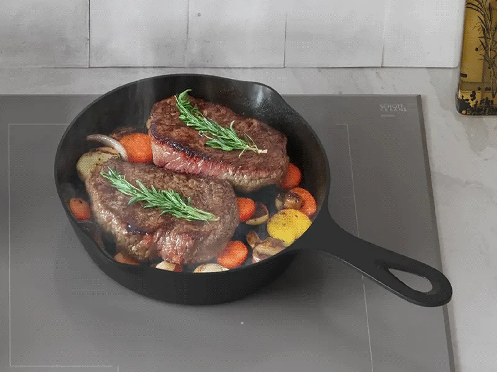 Thermador Heritage Induction Cooktop Panboost