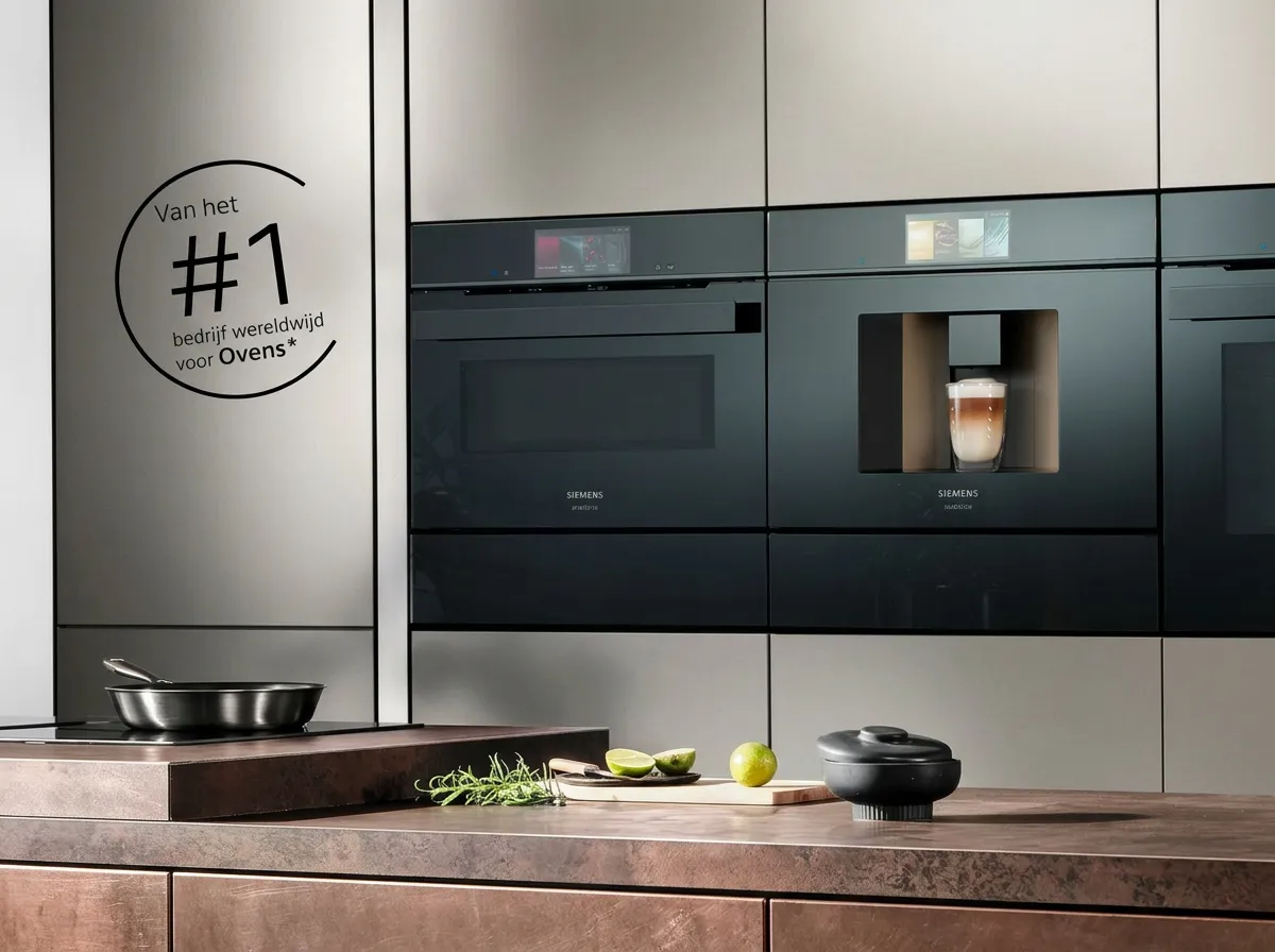 Siemens ovens in een keuken met de Europese nummer 1 in inbouwtoestellen