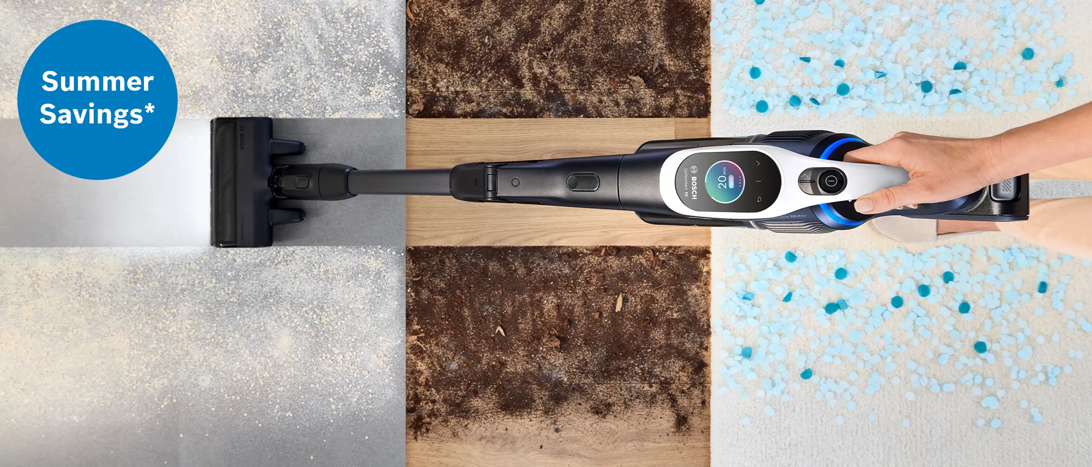 Summer savings on bosch cordless vacuum cleaners