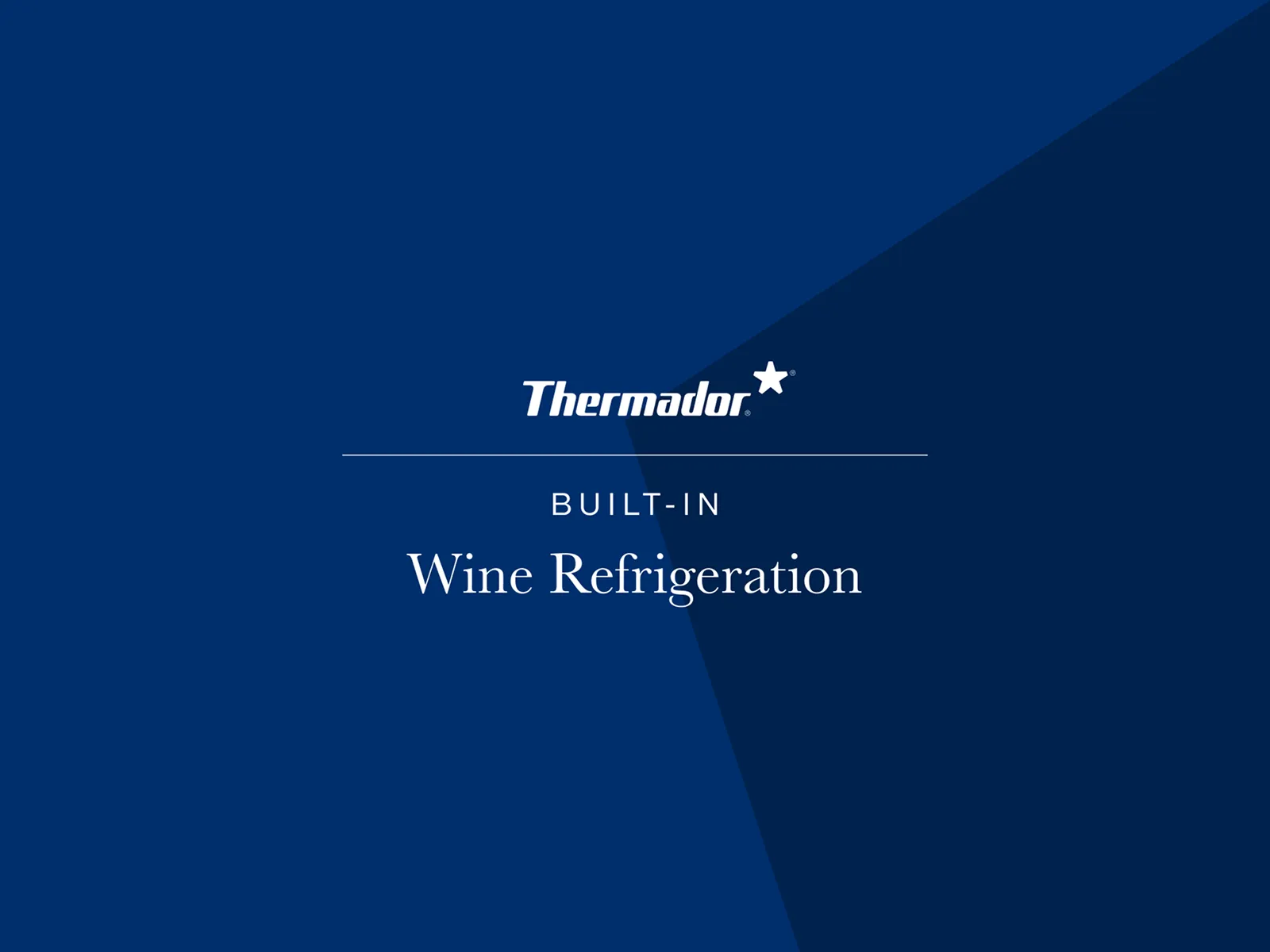 Thermador Built-in Wine Refrigeration