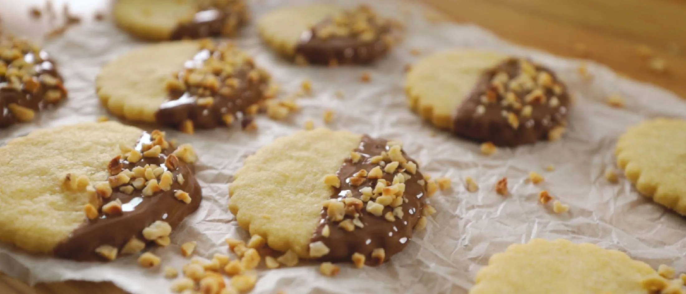 Chocolate Dipped Shortbread