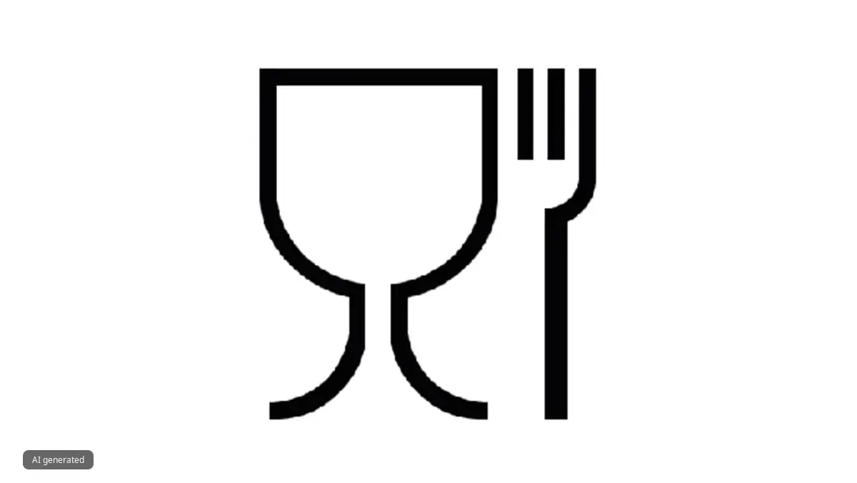 Food-safe symbol: wine glass and fork.