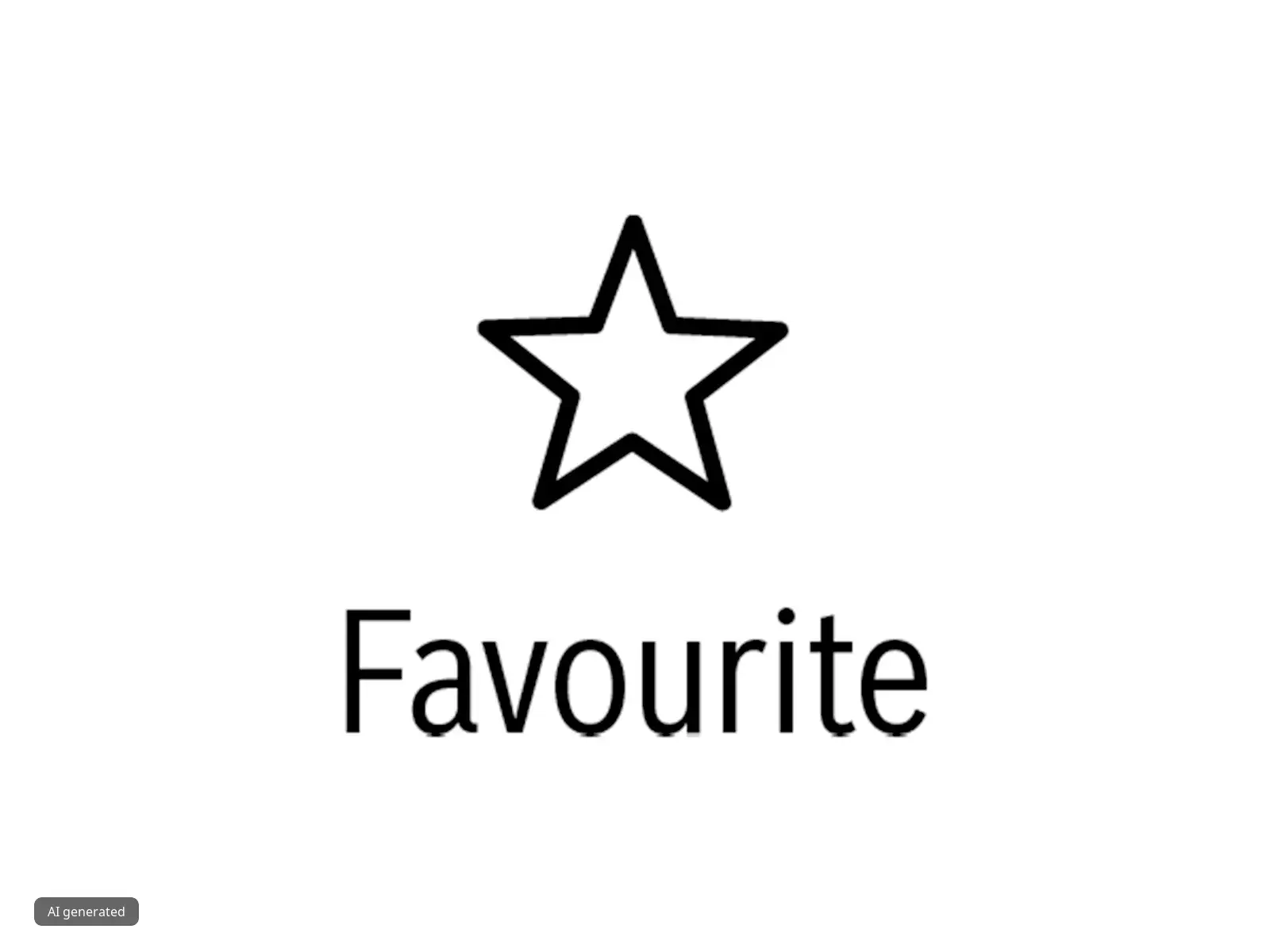 The star icon with Favourite; lets you select your favourite dishwasher programmes.