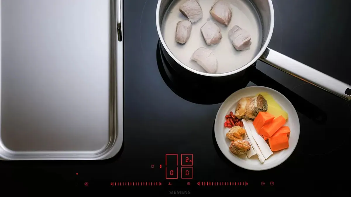 Cooking instruction of Pork Soup with Chinese Almond, Chinese Yam & Chinese Matrimonyvine