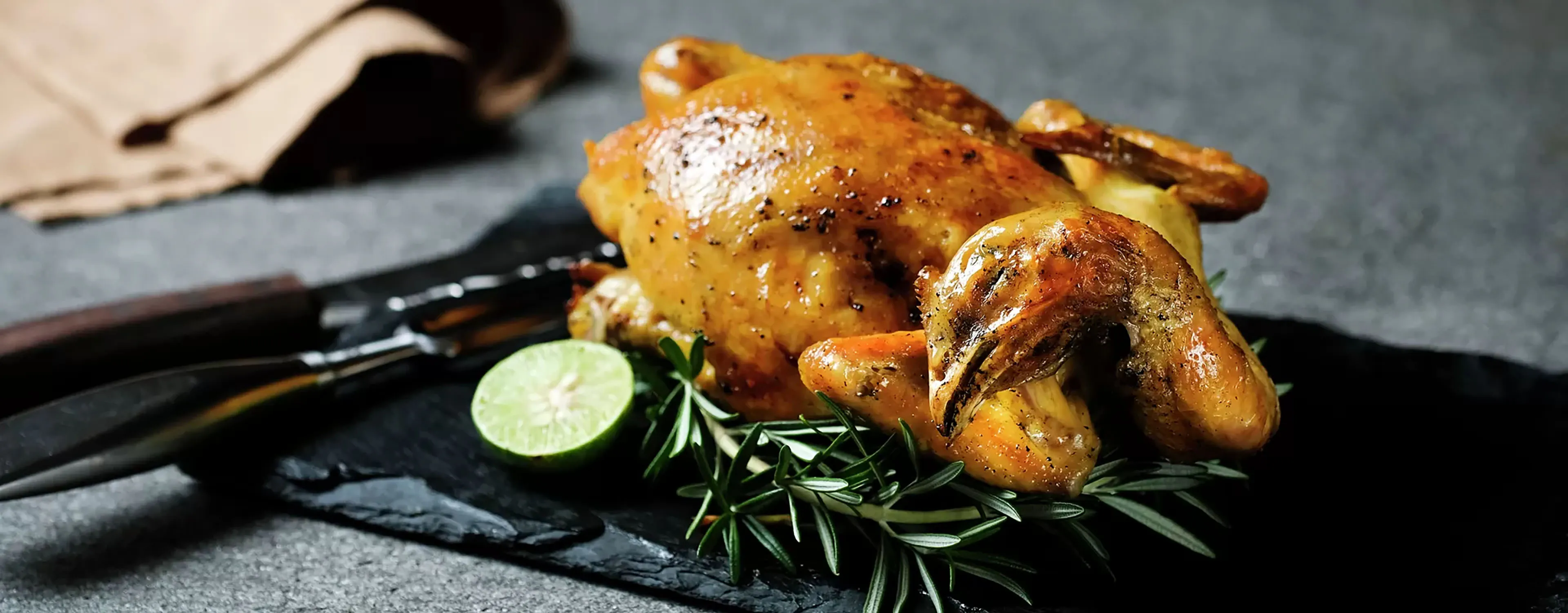 Siemens Built-in Oven to prepare Roasted chicken in black truffle