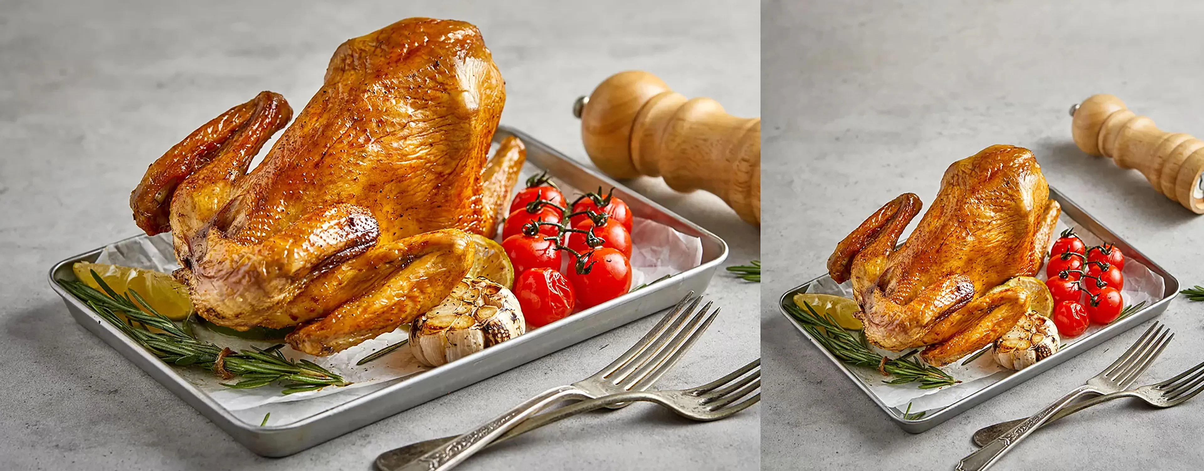 Siemens built-in steam oven to cook Salt and Pepper Roast Chicken