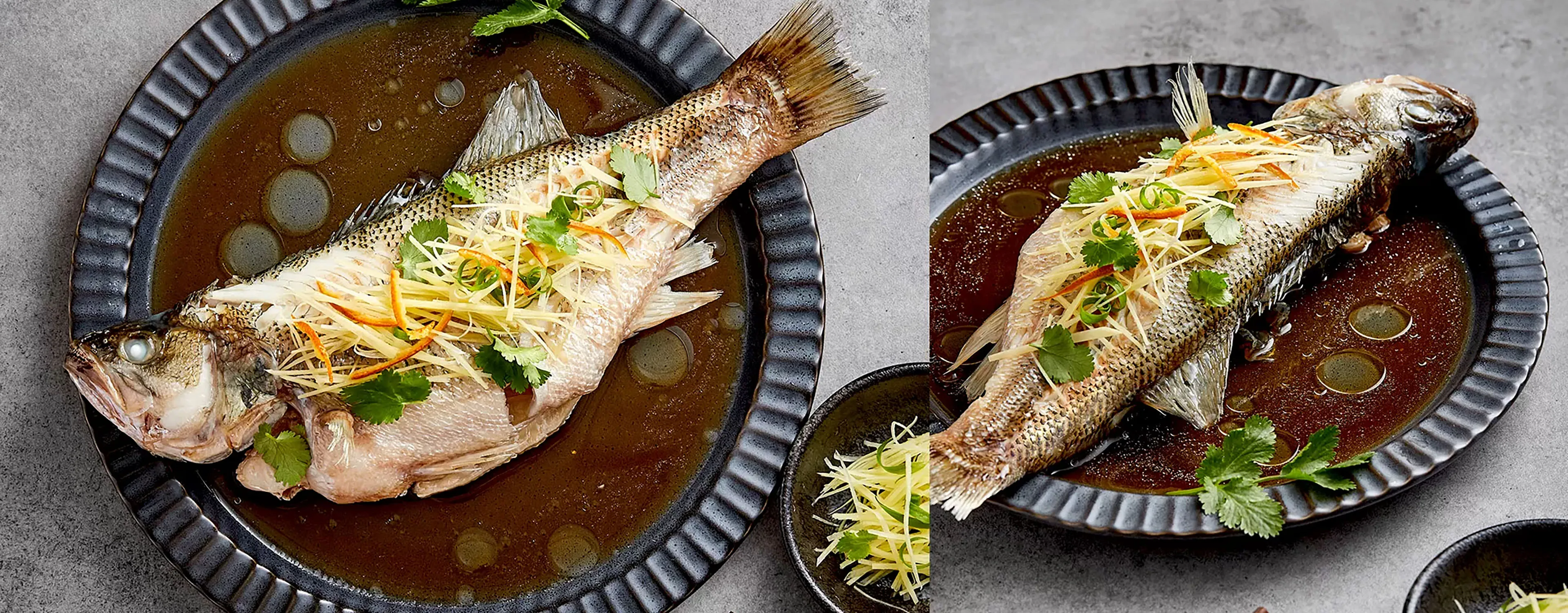 Siemens Built-in Steam Oven to cook Steamed Sea Bass