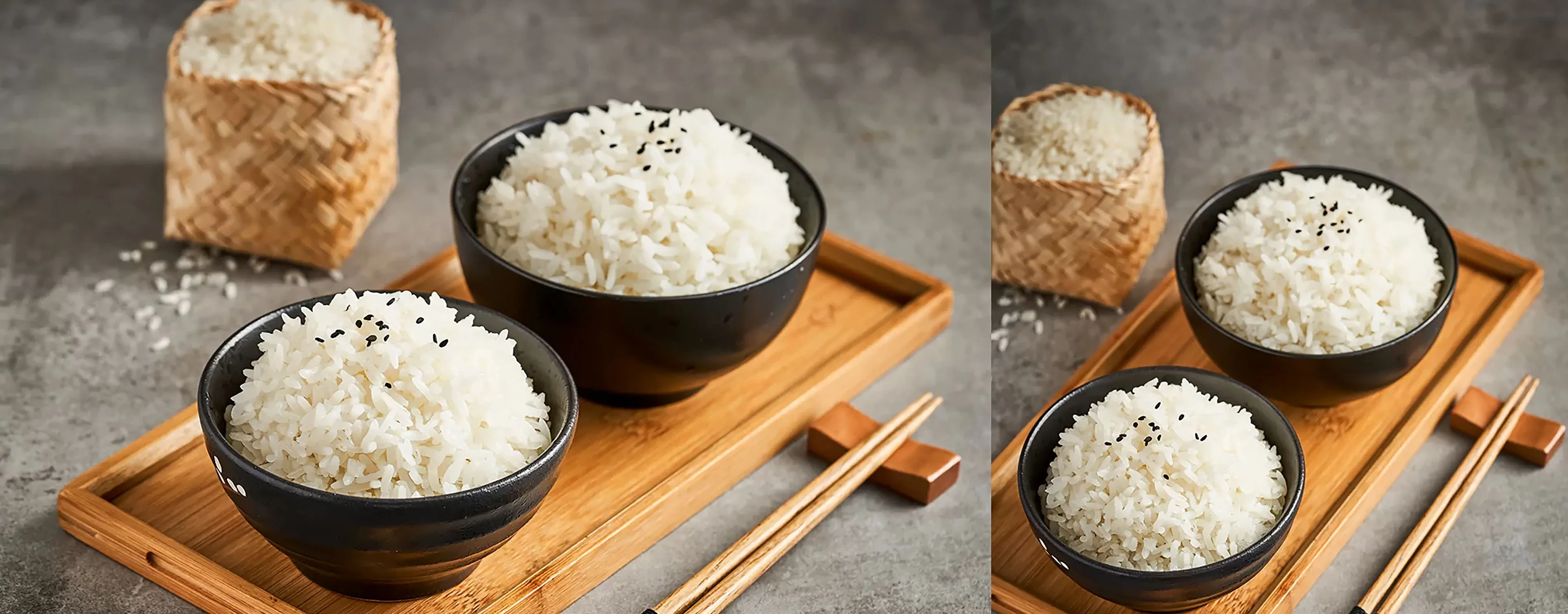 Siemens built-in steam oven to cook Steamed Rice