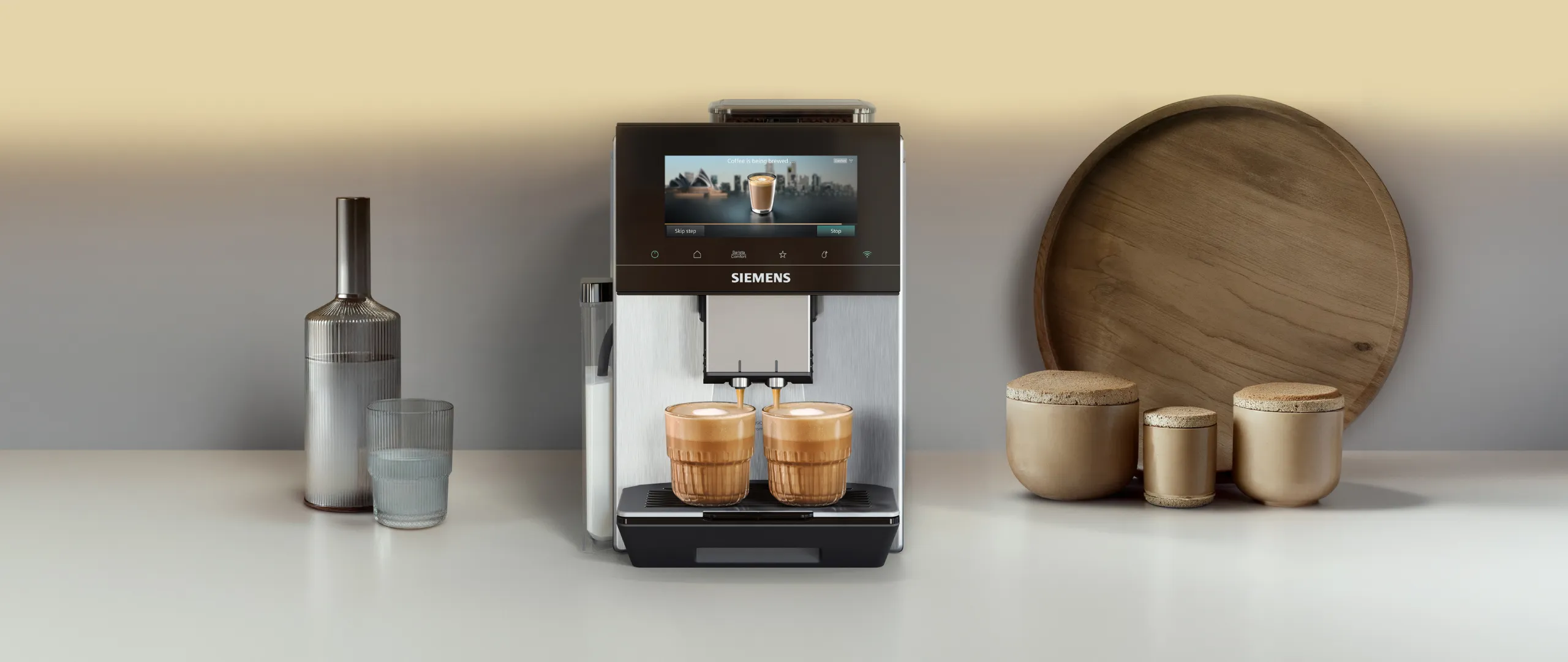 Siemens EQ900 Tam Otomatik Espresso Makinesi.