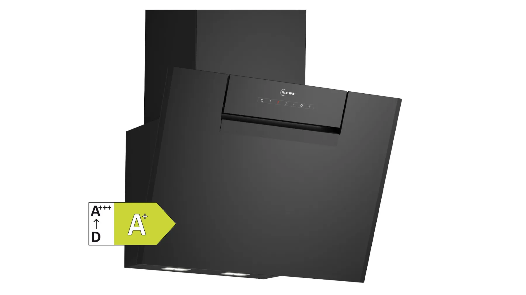 D65IFN1S0 Wandesse, 60 cm, N50, Klarglas schwarz bedruckt