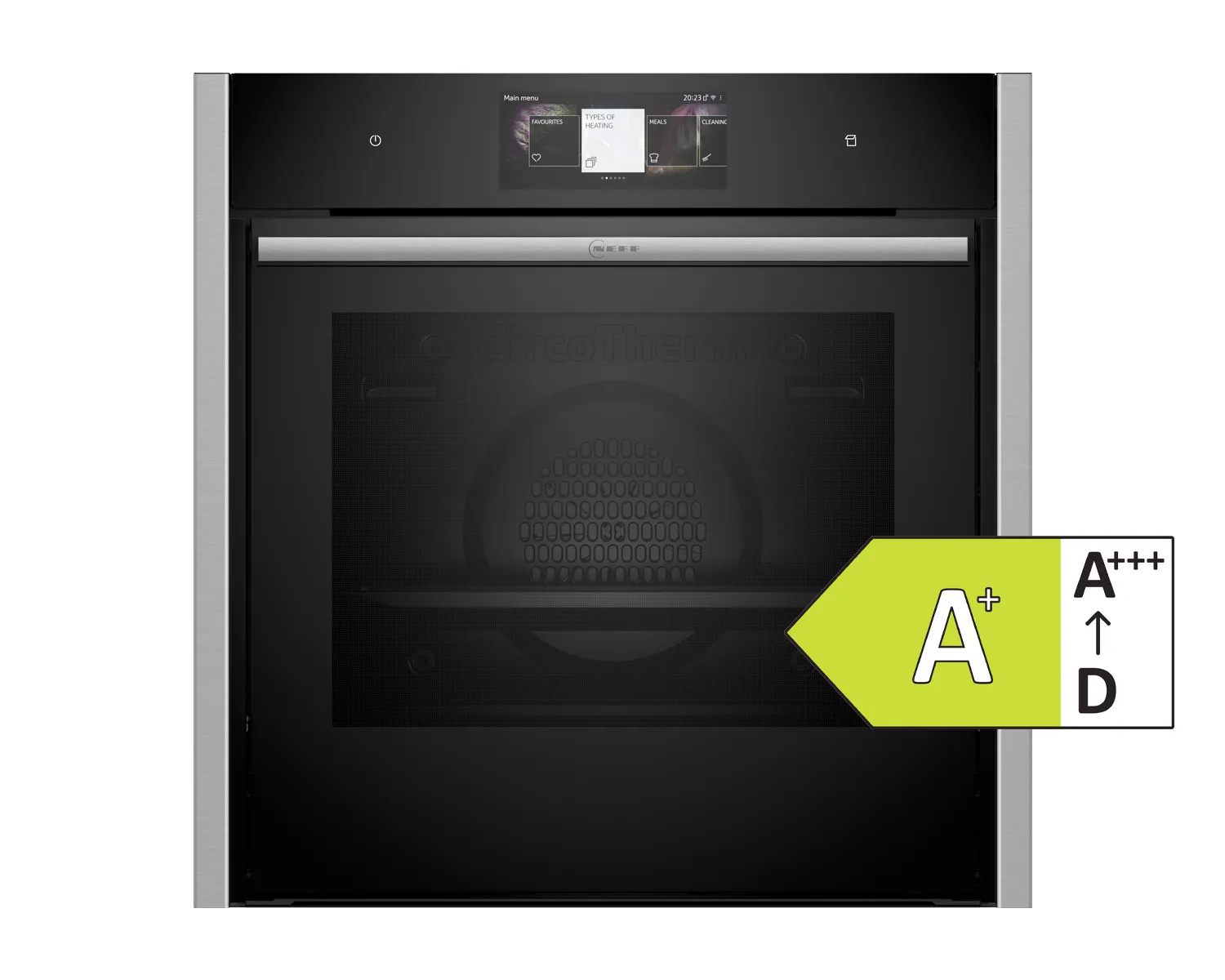 N 90 Dampfbackofen 60 x 60 cm Edelstahl