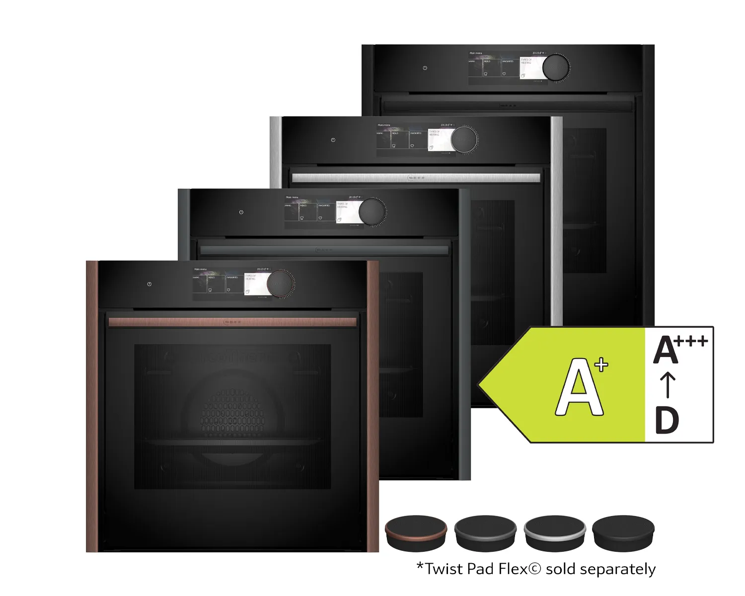 N 90 Backofen 60 x 60 cm Flex Design