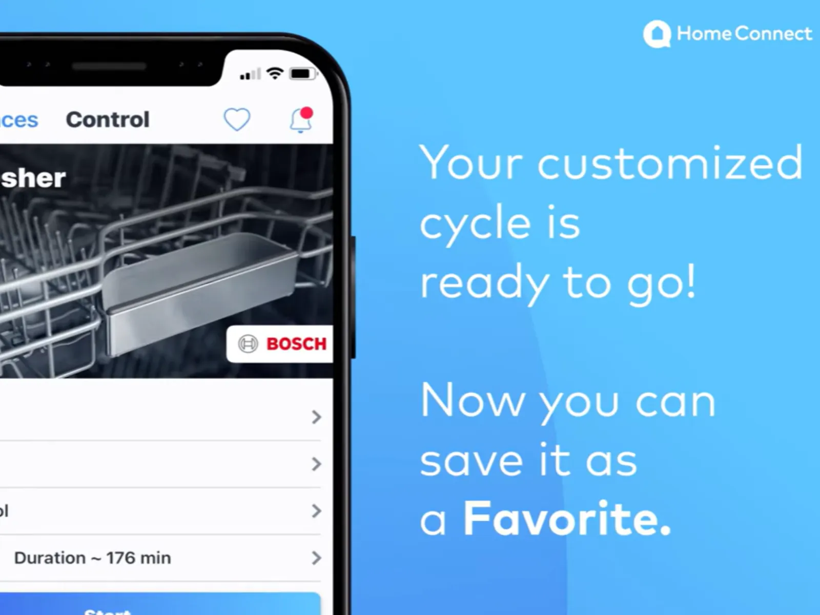 Video about use the Home Connect® app to select your PowerControl™ 