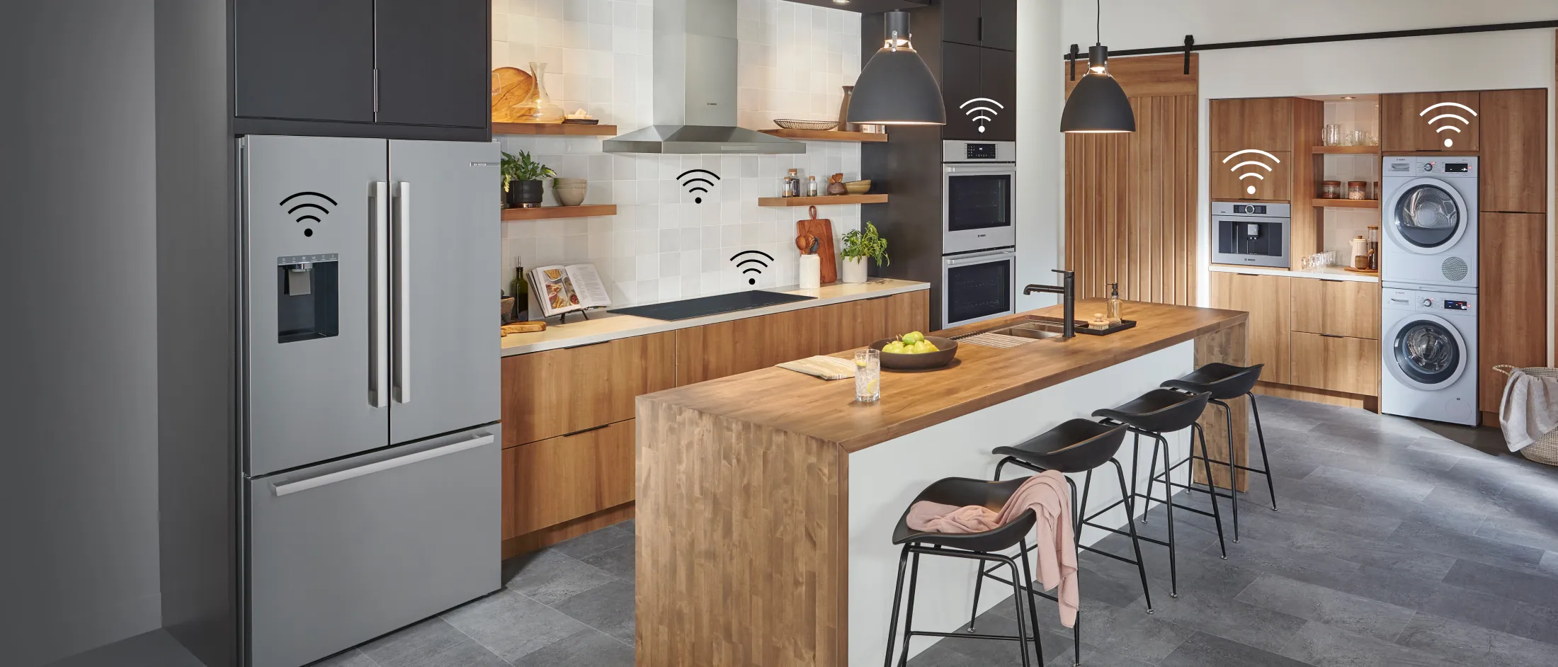 Kitchen with Connected Appliances