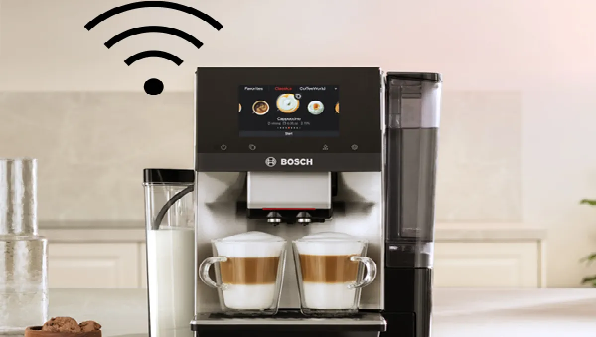 Bosch countertop espresso machine Smart Home Connect