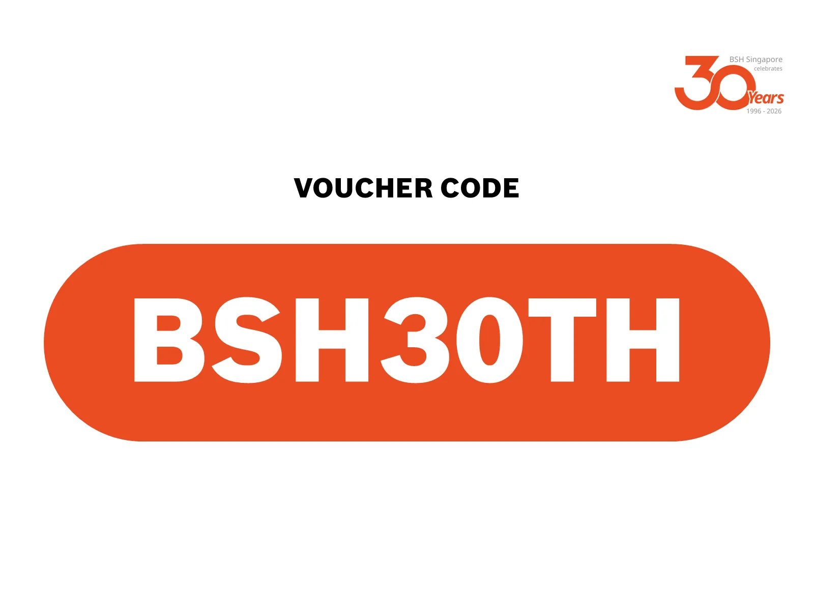 Bosch 30th Anniversary voucher code