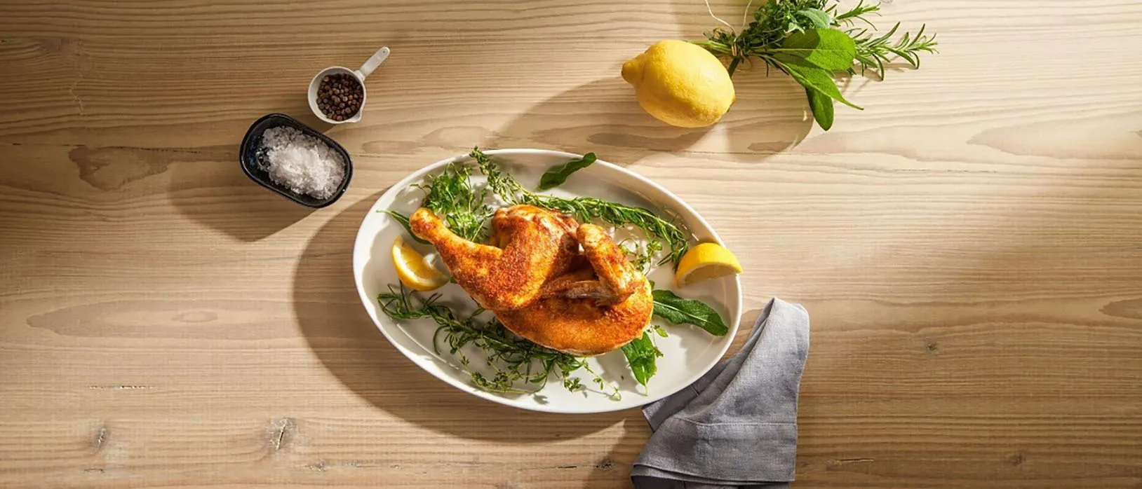 Bosch 4D Hot Air Steam Ovens & Steamers to prepare Grilled Chicken With Herbs