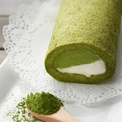 Cooking instruction of Two-tone matcha roll cake