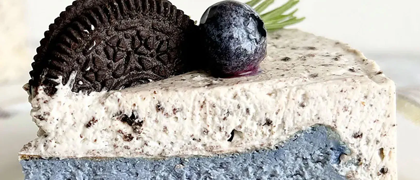 Cooking instruction of Butterfly Pea Flower Basque Cake (6 inches)