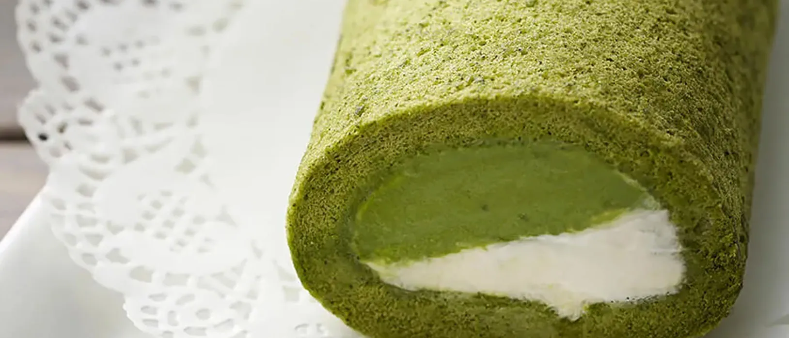 Cooking instruction of Two-tone matcha roll cake