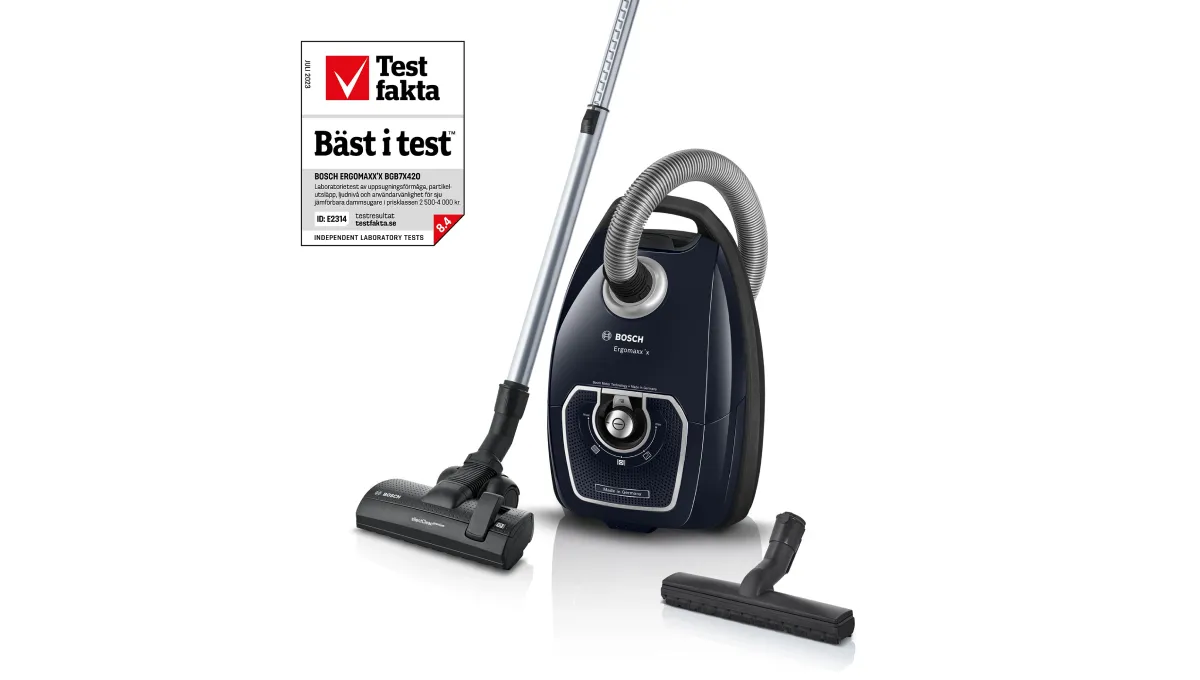 Dammsugare från Bosch bäst i test
