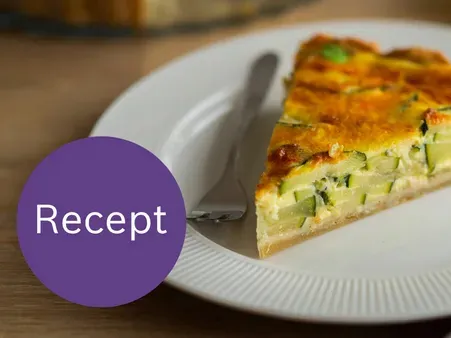 cuketový quiche