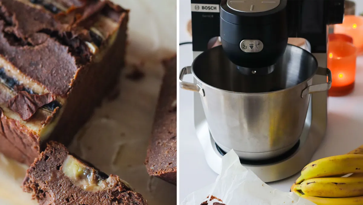 Godaste bananbrödet med Serie 6 Köksmaskin