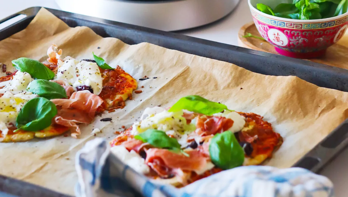 Glutenfri pizza.
