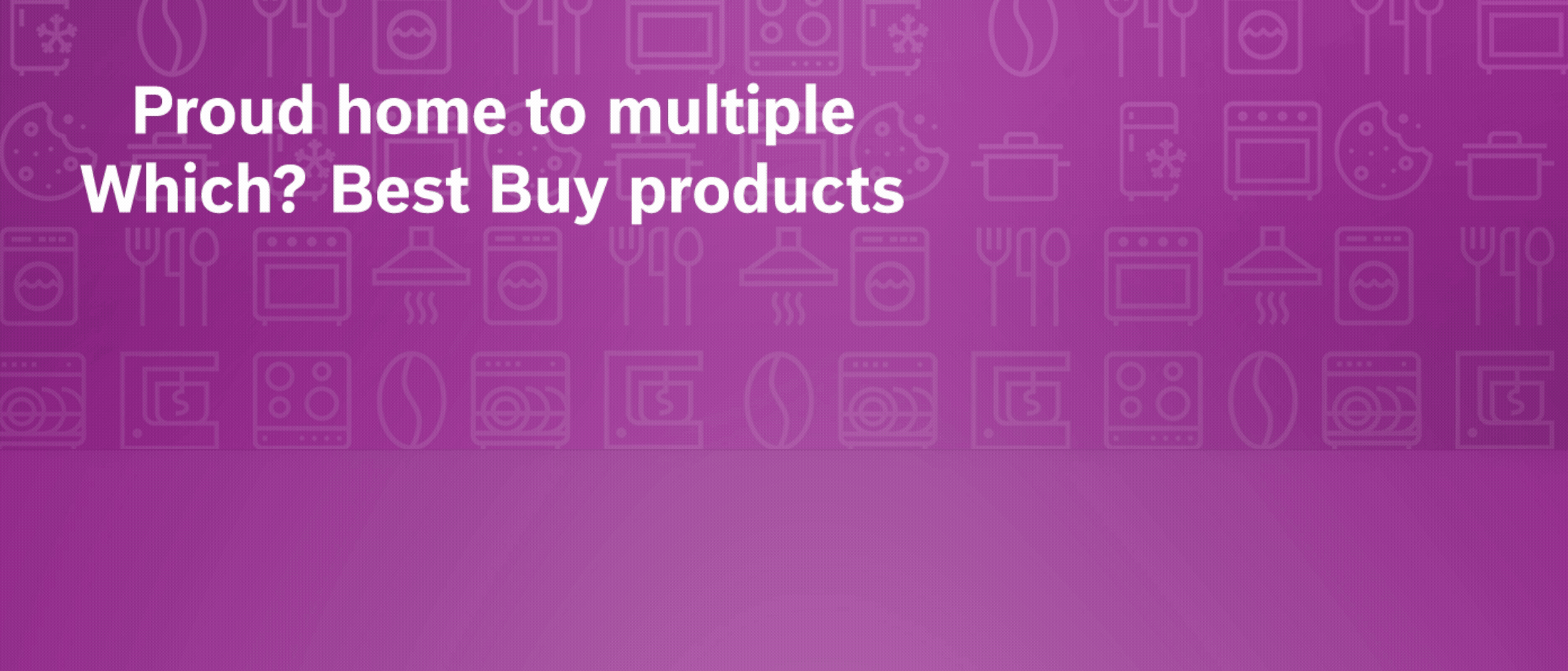 Which? best buy awards product carousel