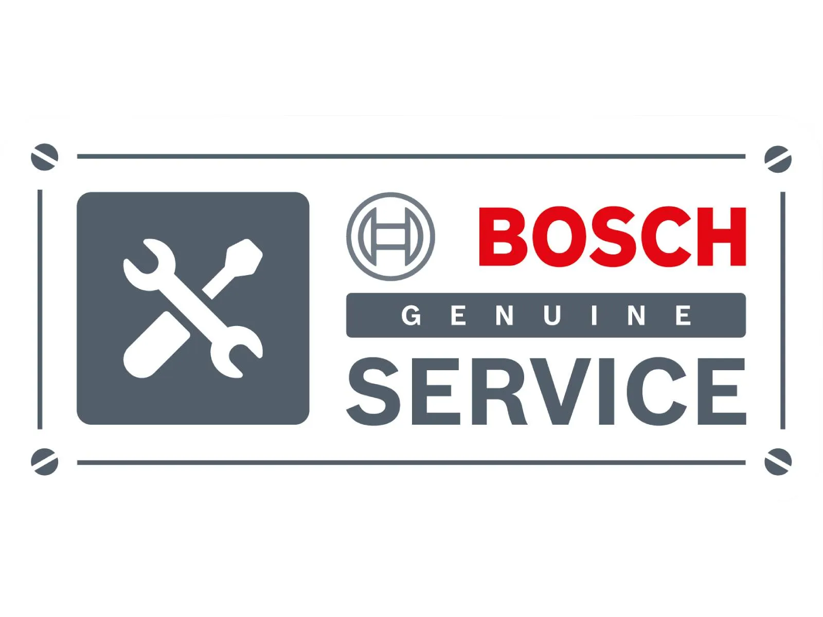 Genuine service badge