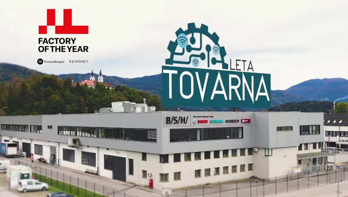 Exterior view of the production site Nazarje, Slovenia, Bosch's main factory for small domestic appliances in Europe.