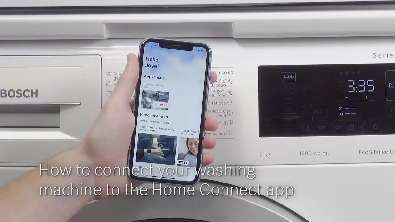 How to connect your Washing Machine to the Home Connect App