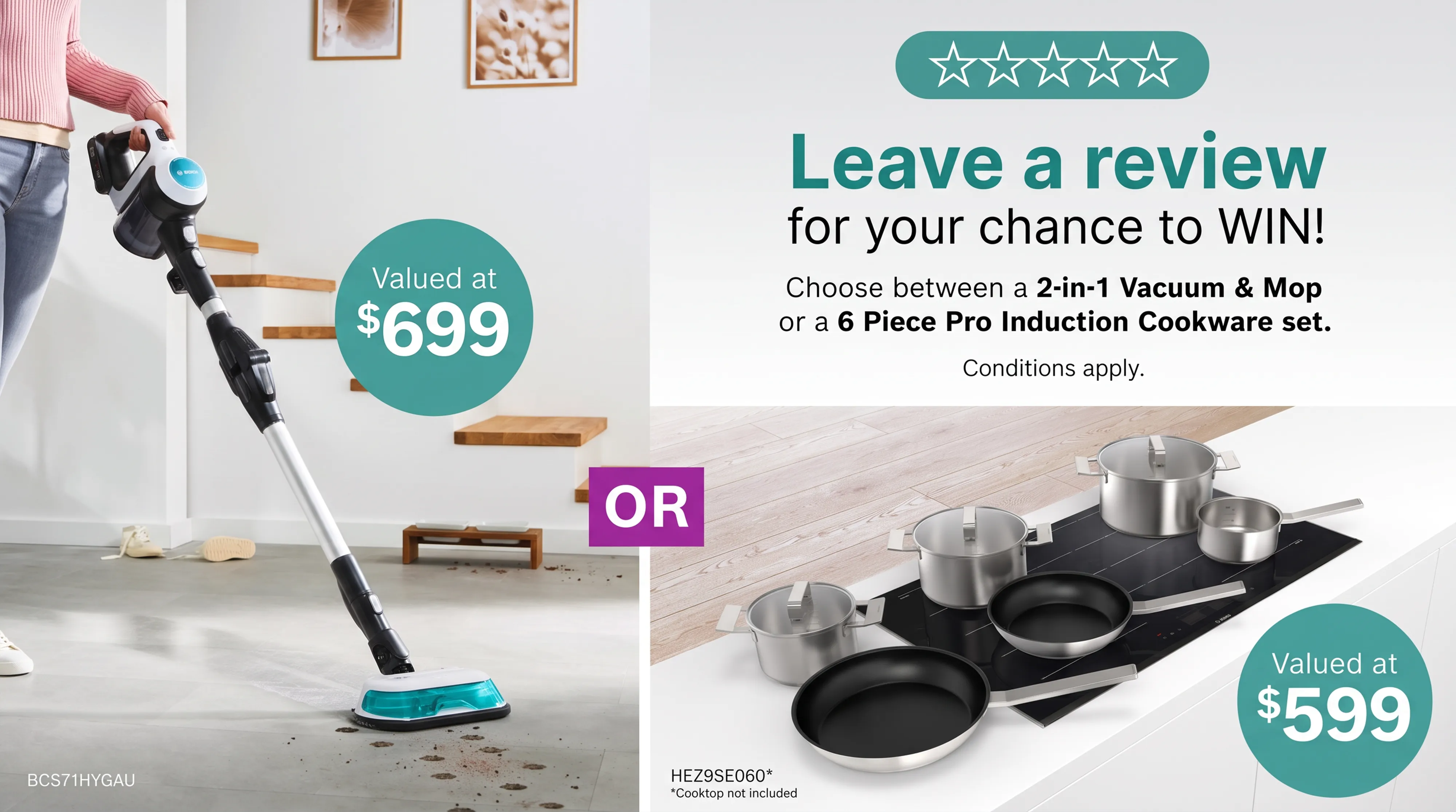 Leave a review banner