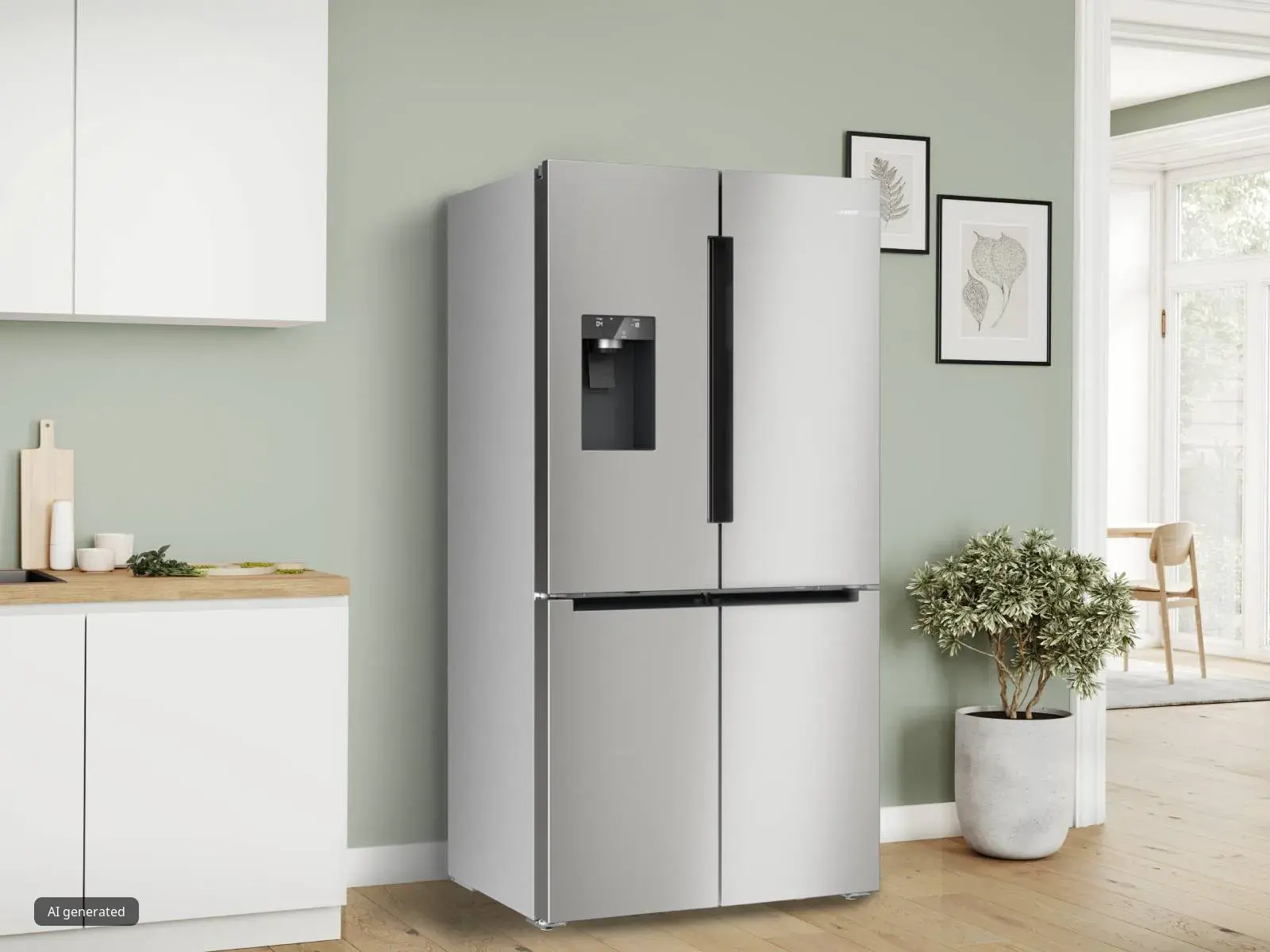 Multidoor fridge freezer