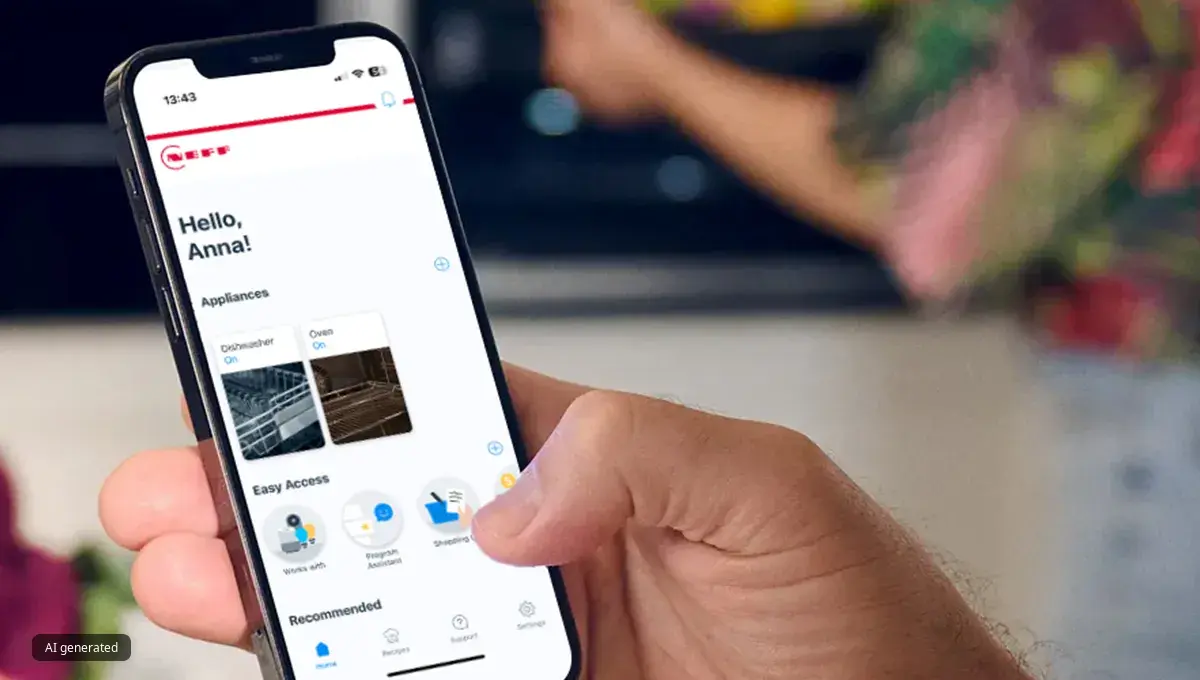 Schermo di uno smartphone che mostra l'interfaccia di un'app di messaggistica con varie opzioni e icone.